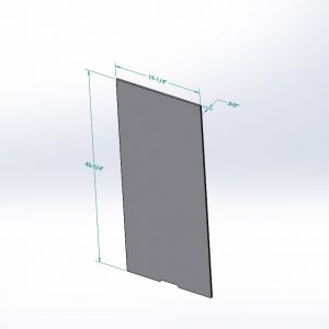 Alternative view of Bullet Trap Steel Liner