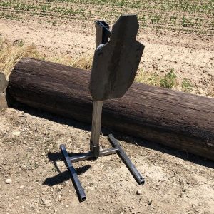 BC-C Zone® target with NEW and IMPROVED “no weld” 2×4 bracket and Base