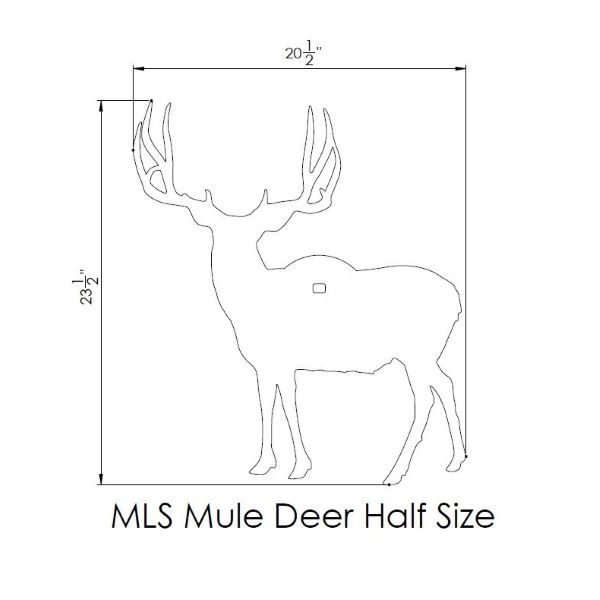 Mule Deer Size Chart